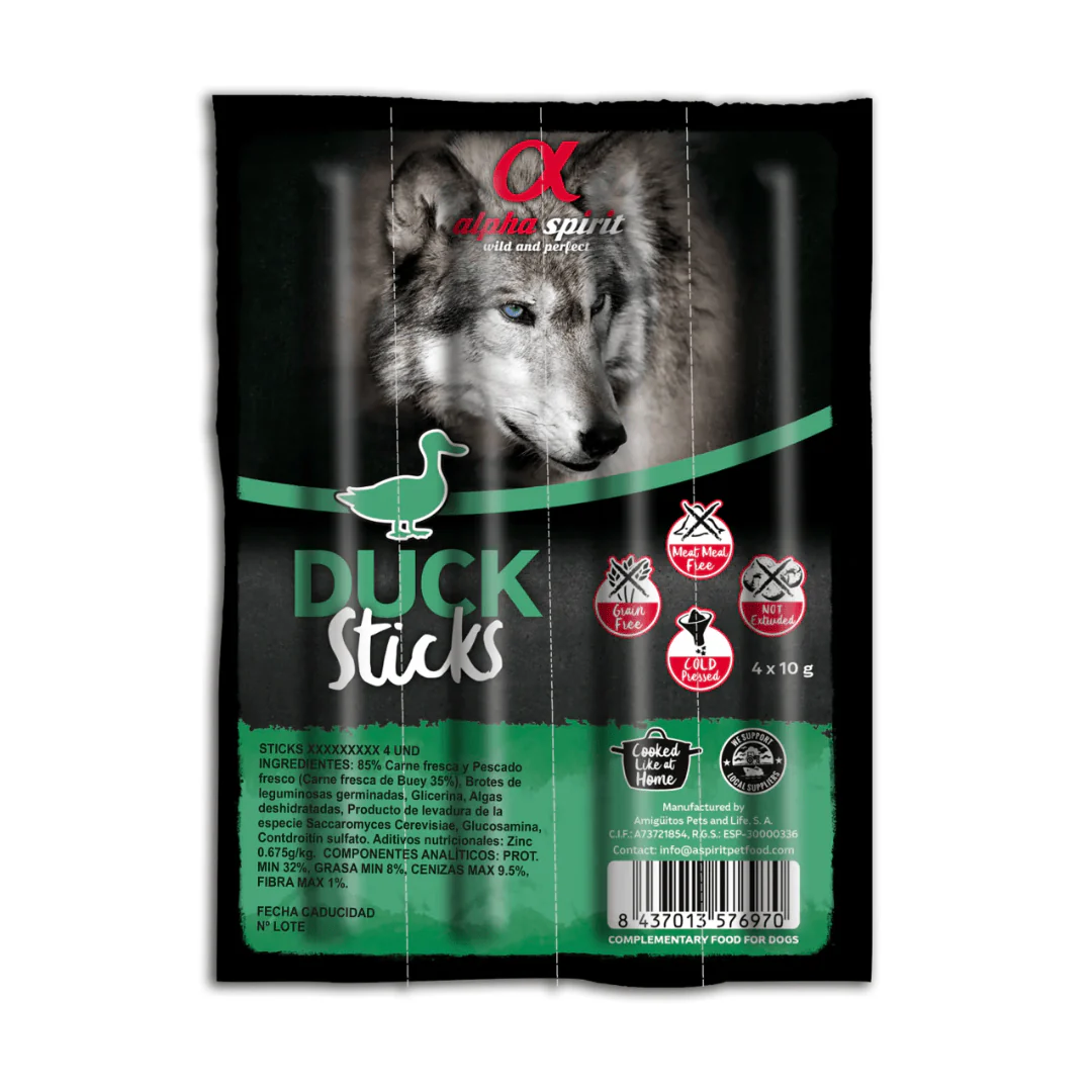 Alpha Spirit Duck Stick Dog Treat - Image 5