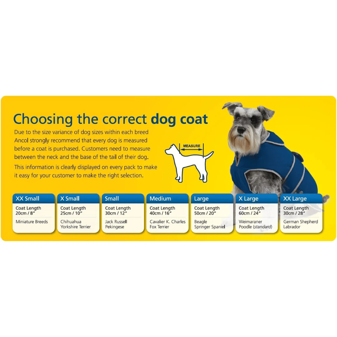 Ancol Stormguard Black Dog Coat - Image 7