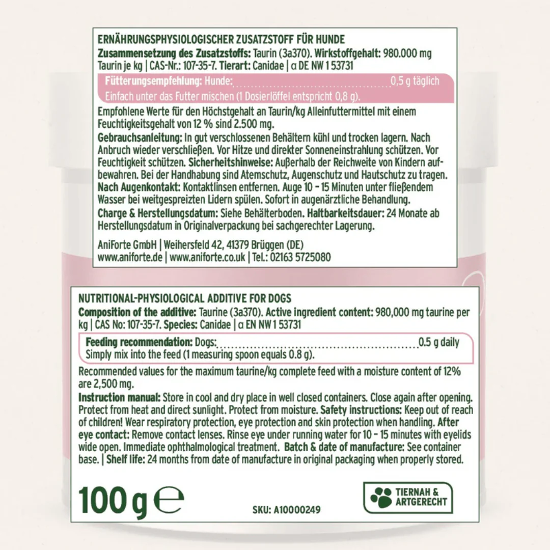 AniForte Taurine Powder for Dogs - Image 2