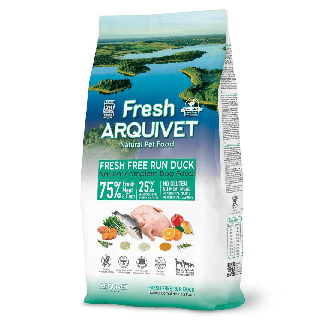 Arquivet Free Run Duck - Semi Moist Cold Pressed Dog Food - Image 6
