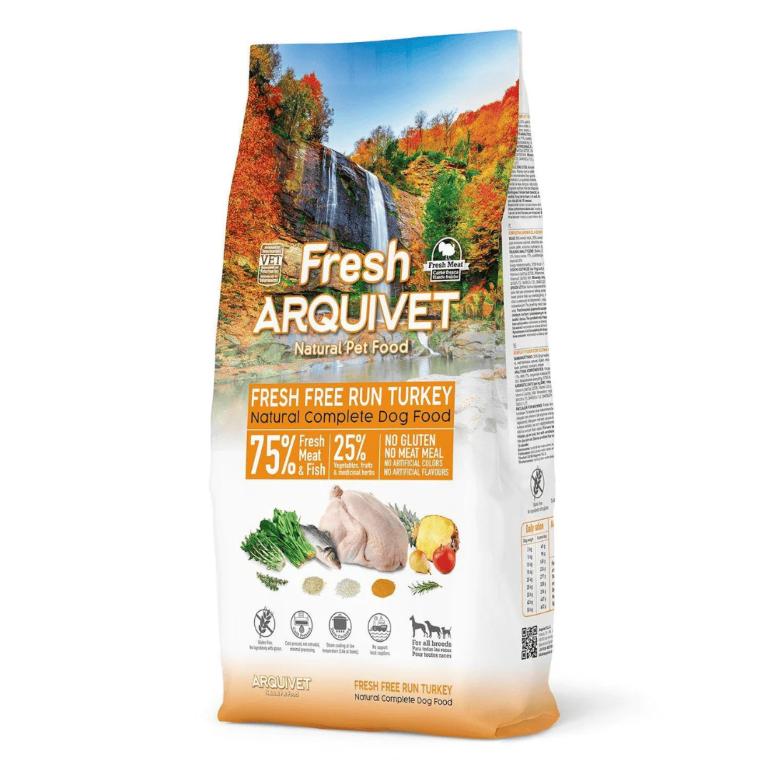 Arquivet Free Run Turkey - Semi Moist Cold Pressed Dog Food - Image 3