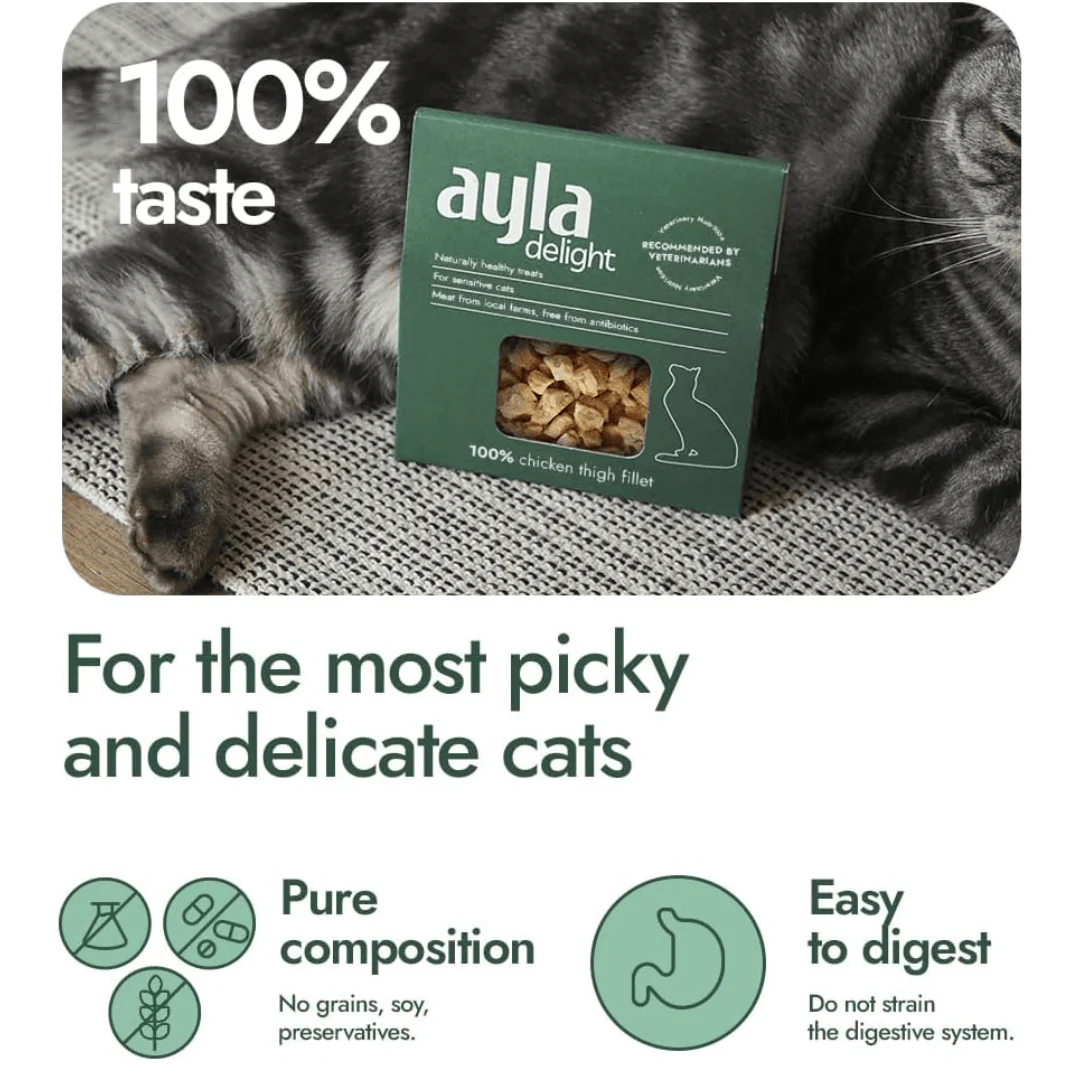 Ayla Delight Duck Breast with Skin Cat Treats - Image 2