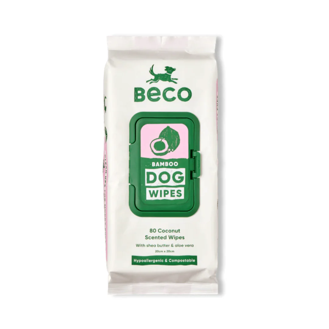 Beco Bamboo Coconut Scented Dog Wipes - Image 3