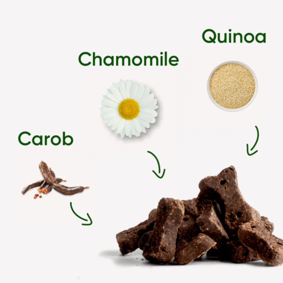 Beco Dog Choc Carob with Chamomile & Quinoa Treats - Image 2
