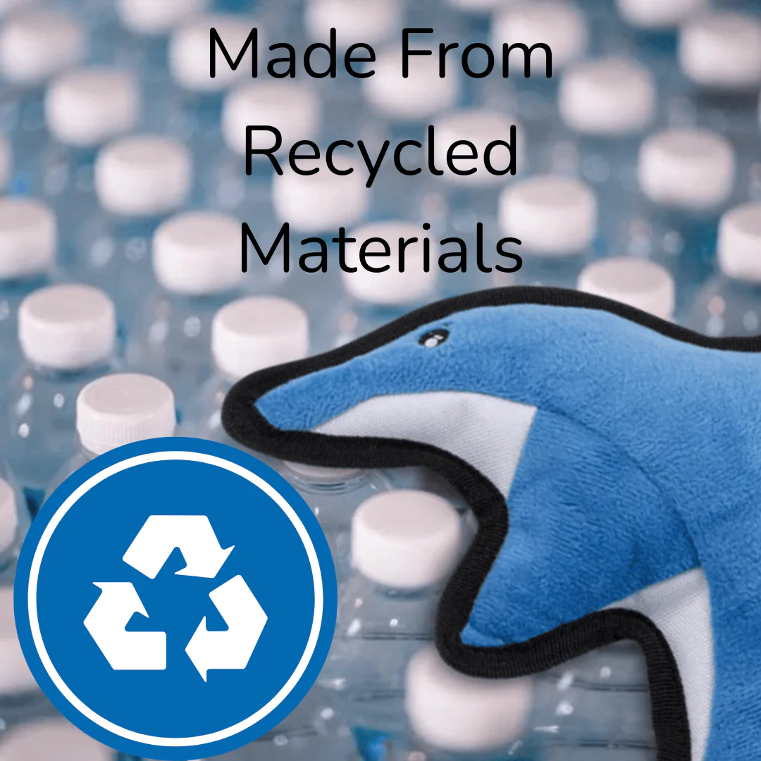 Beco Recycled Dolphin Dog Toy - Image 3