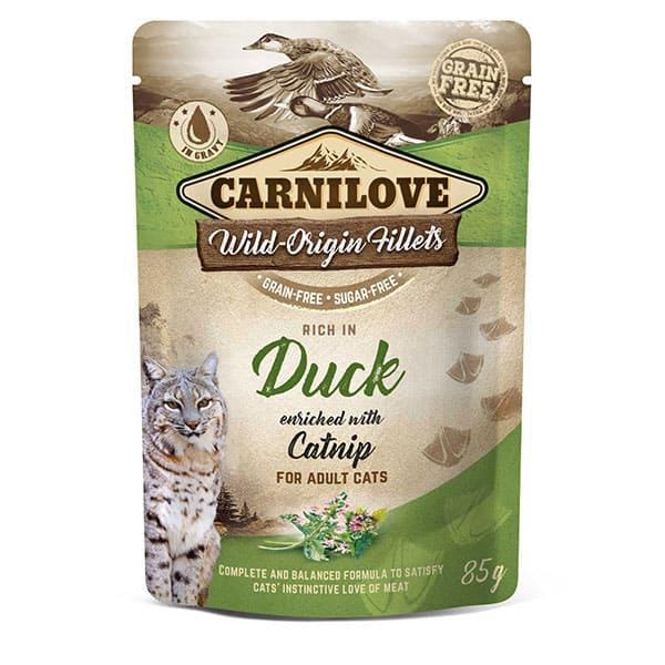 Carnilove Duck with Catnip Cat Pouch - Image 4