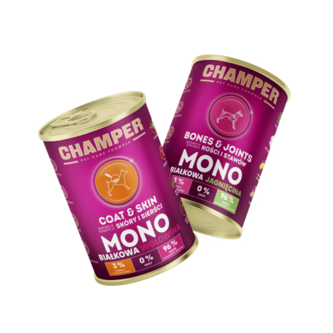 Champer Skin & Coat Wet Dog Food - Image 5