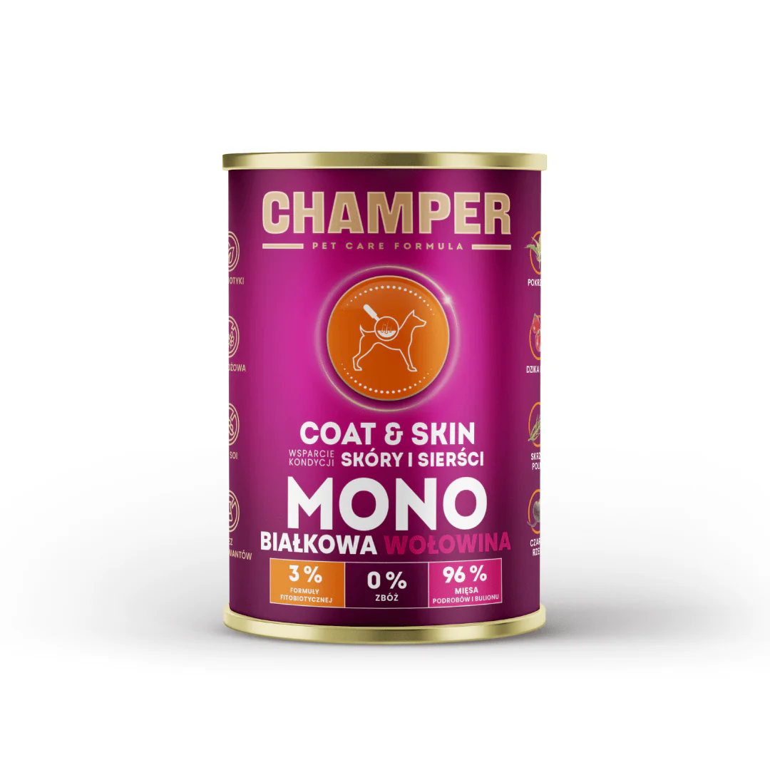 Champer Skin & Coat Wet Dog Food - Image 7