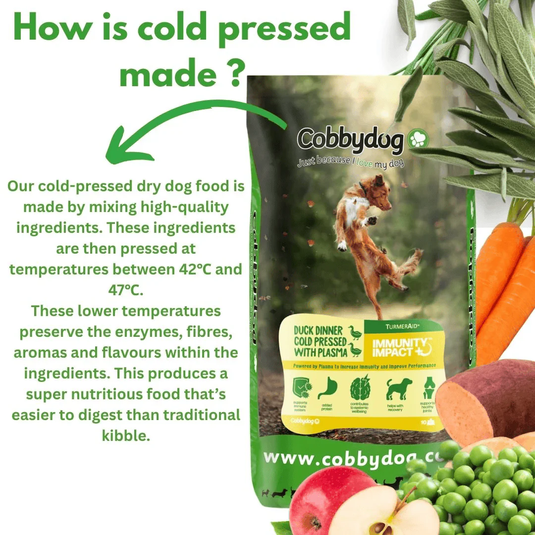 Cobbydog Immunity Impact Duck Dinner Cold Pressed Dog Food - Image 3
