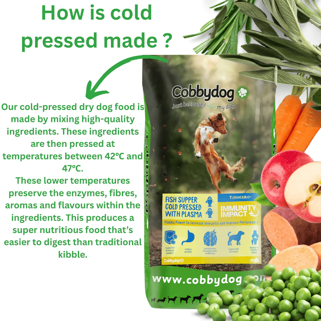 Cobbydog Immunity Impact Fish Supper Cold Pressed Dog Food - Image 3