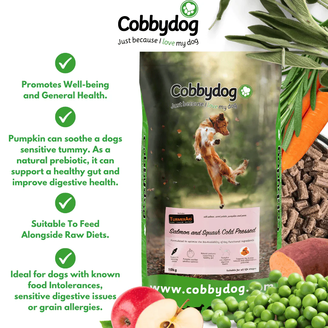 Cobbydog Salmon and Squash Cold Pressed Dog Food - Image 4
