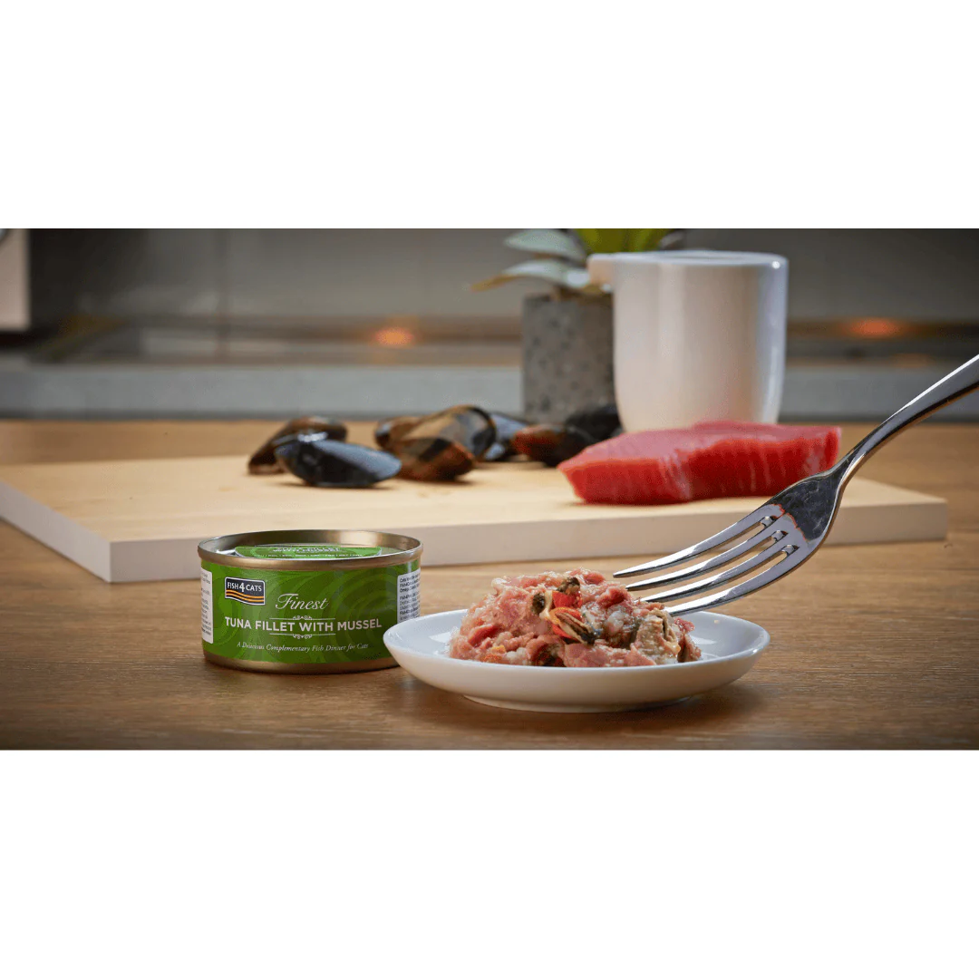 Fish 4 Cat Tuna & Green Lipped Mussel Tin - Image 4