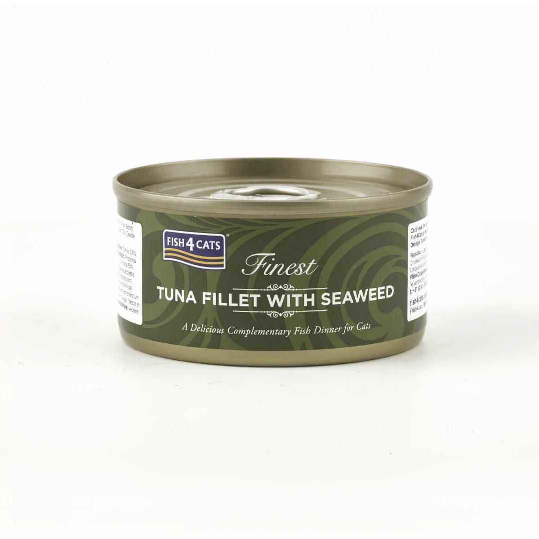 Fish 4 Cats Finest Tuna & Seaweed 70g Tin