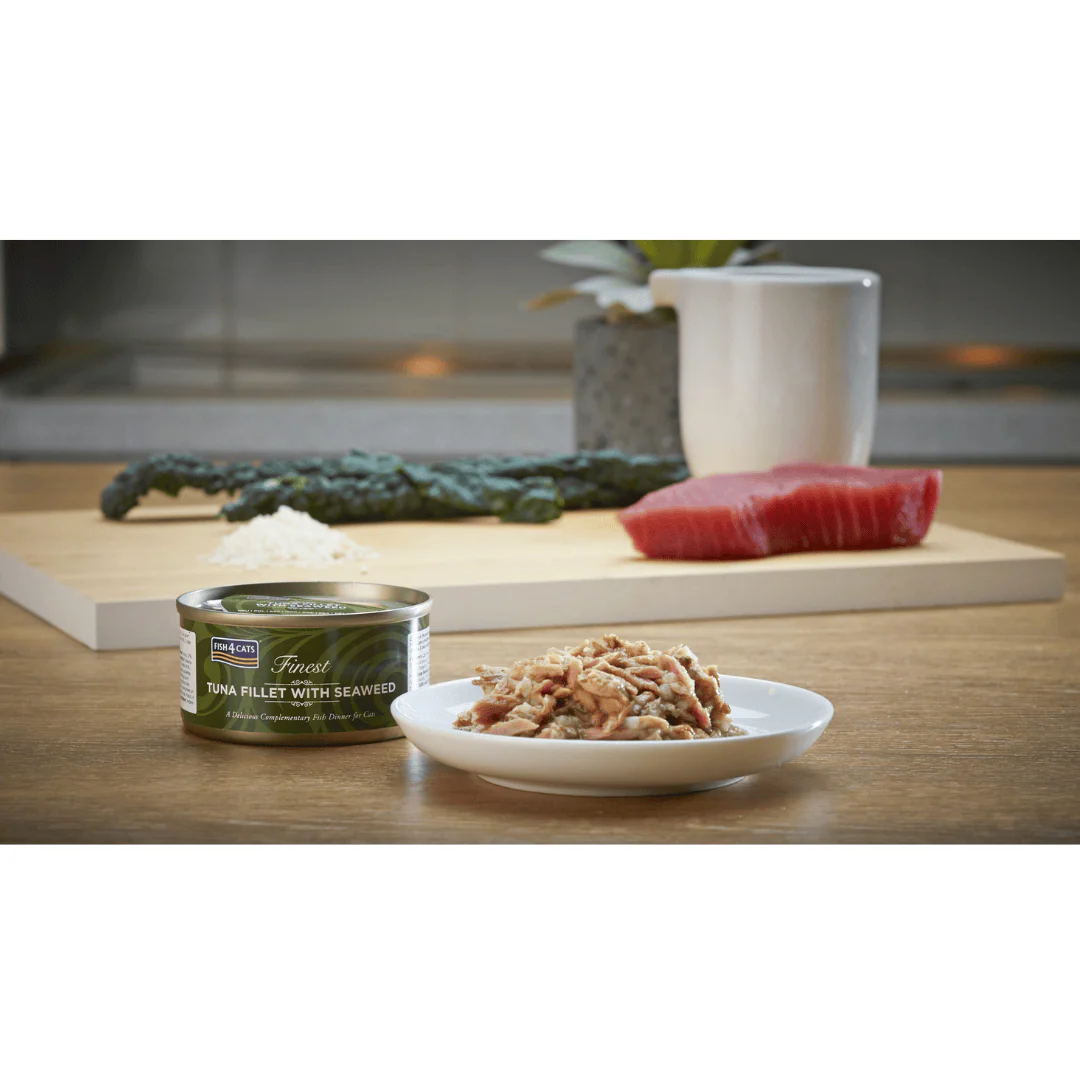 Fish 4 Cats Finest Tuna & Seaweed 70g Tin - Image 4