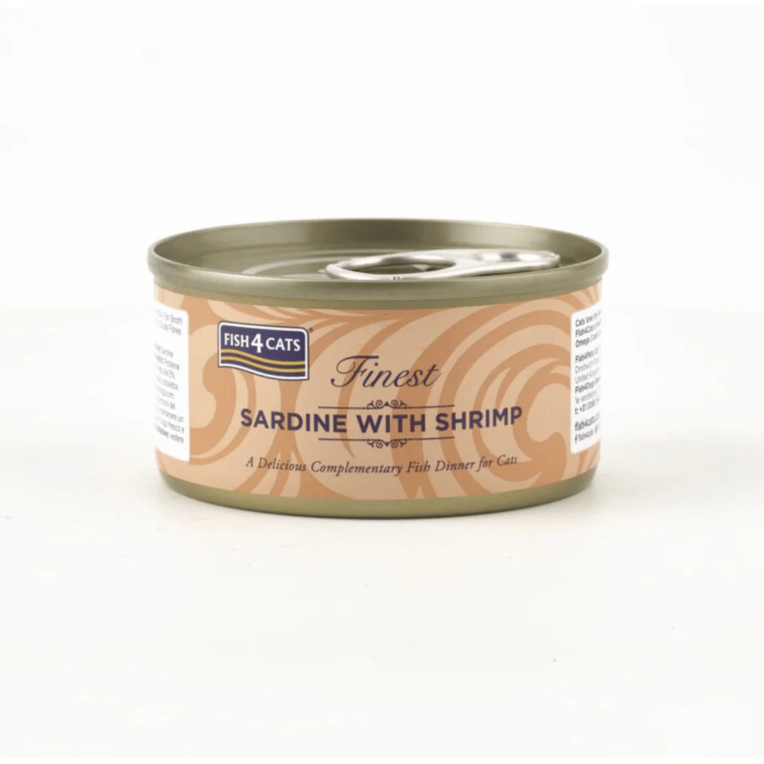 Fish 4 Cats Sardine & Shrimp Tin