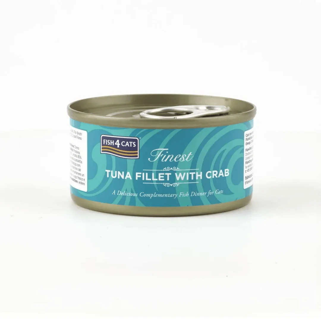 Fish 4 Cats Tuna & Crab Tin 70g