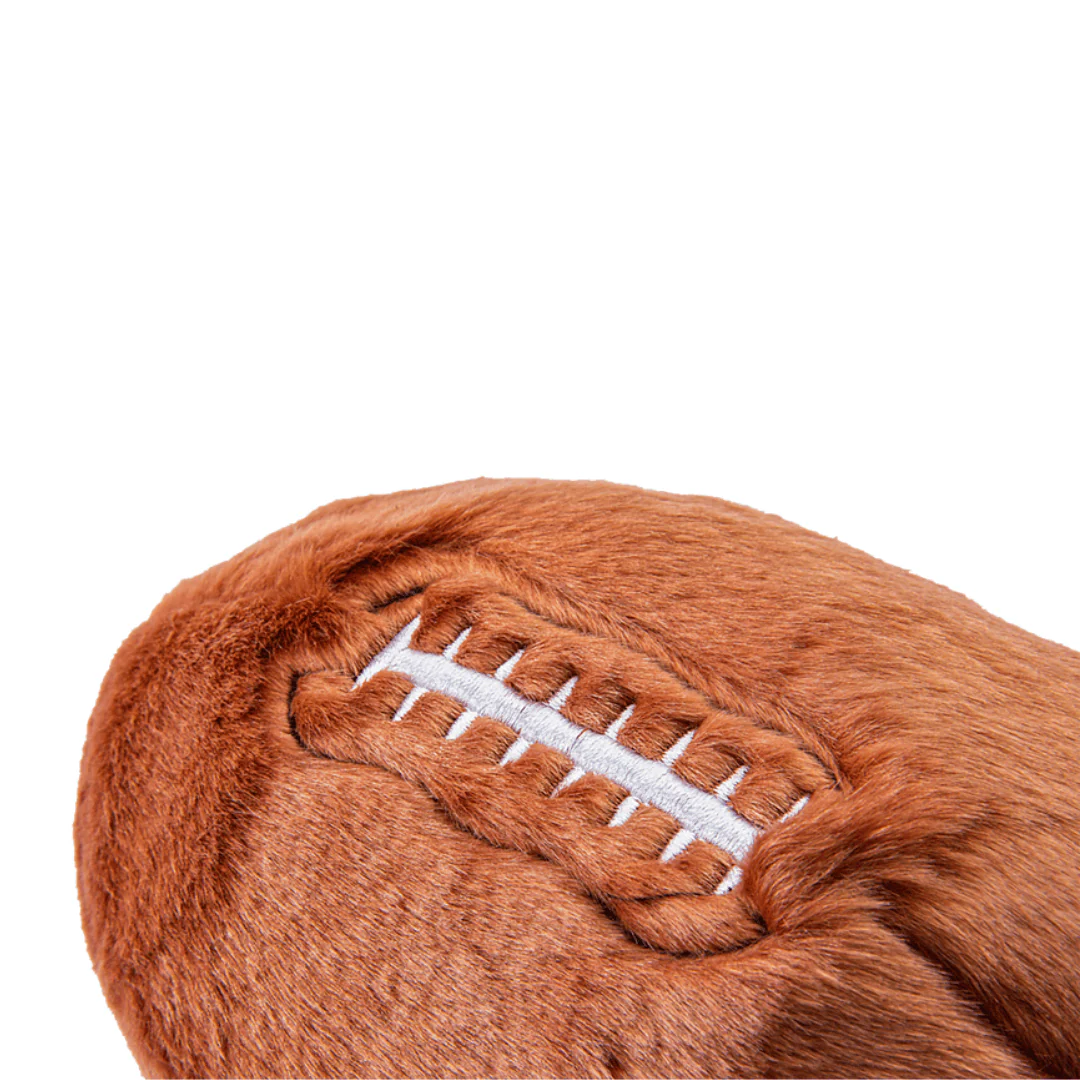 Fluff & Tuff Football Plush Dog Toy - Image 3