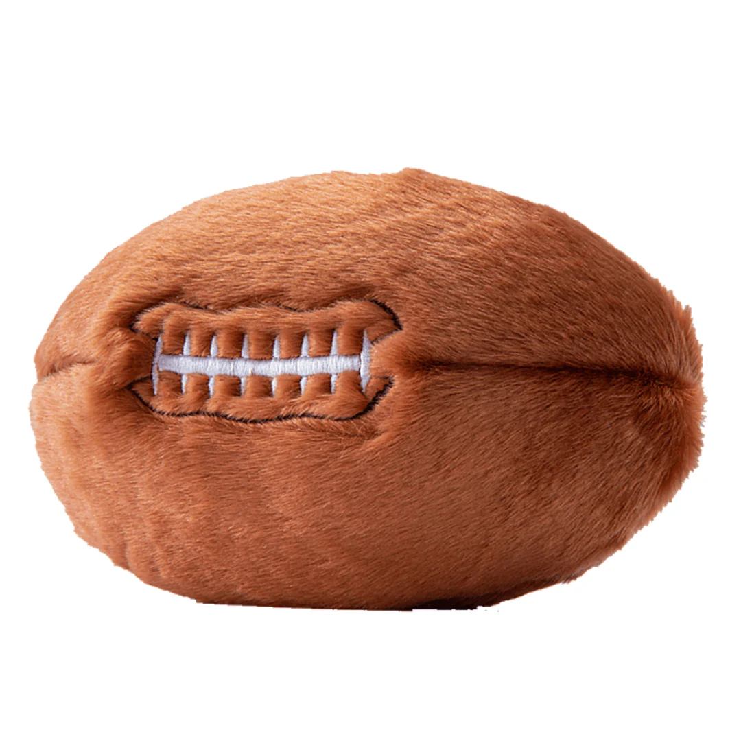 Fluff & Tuff Football Plush Dog Toy - Image 5