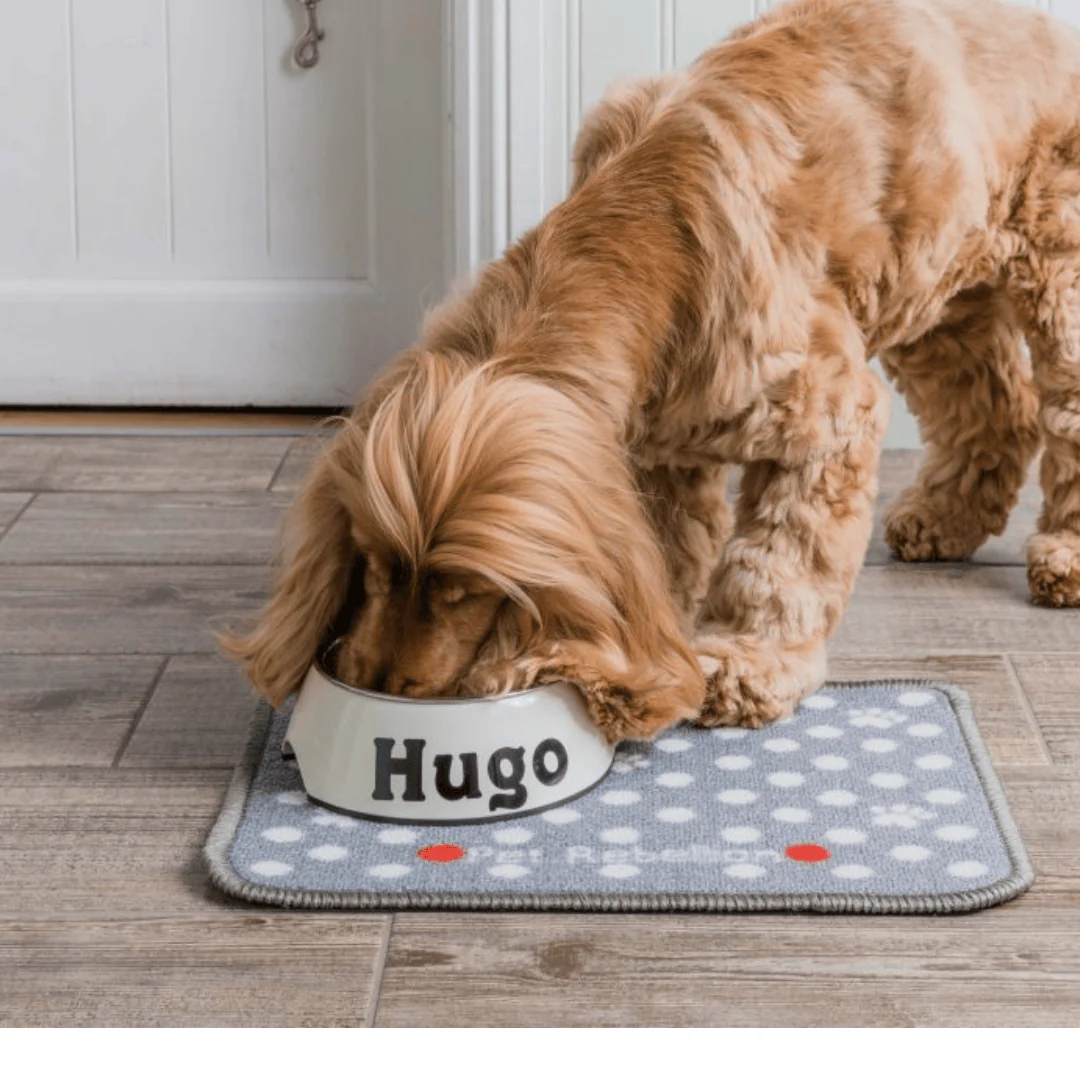 Grey Dotty Absorbent Food Mat - Image 2