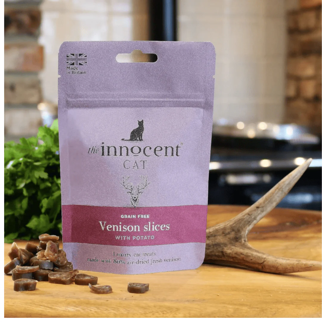 Innocent Cat Venison Slices with Potato Cat Treats - Image 2