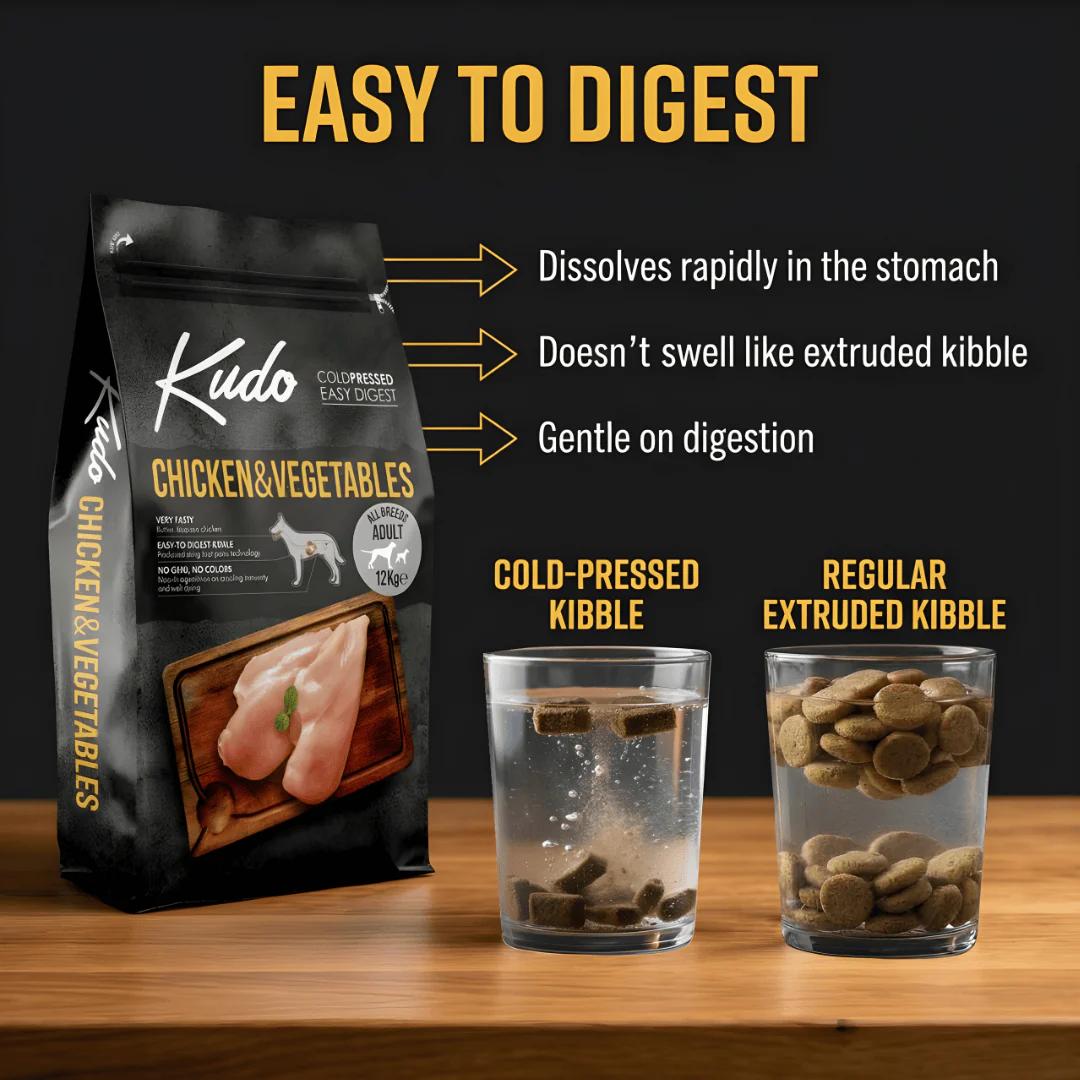 Kudo Chicken and Veg Cold Pressed Dog Food - Image 4