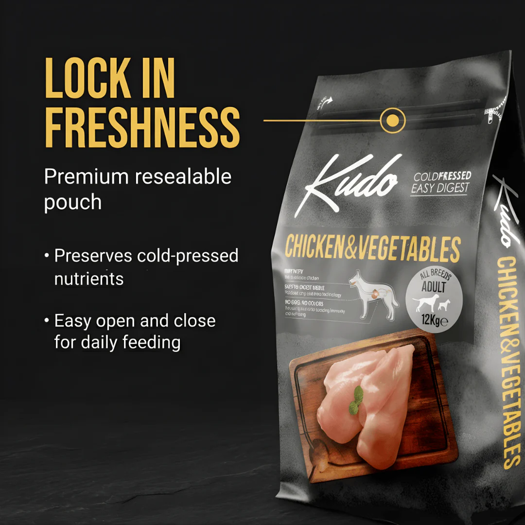 Kudo Chicken and Veg Cold Pressed Dog Food - Image 7