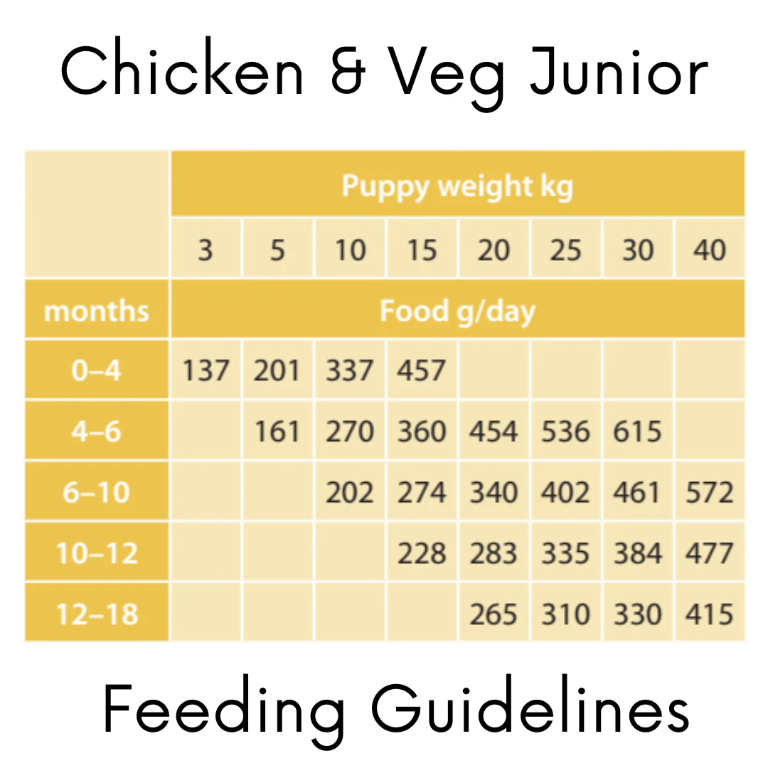 Kudo Chicken and Vegetable Puppy and Junior Cold Pressed Food - Image 7
