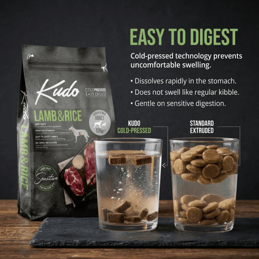Kudo Lamb and Rice Cold Pressed Dog Food - Image 4