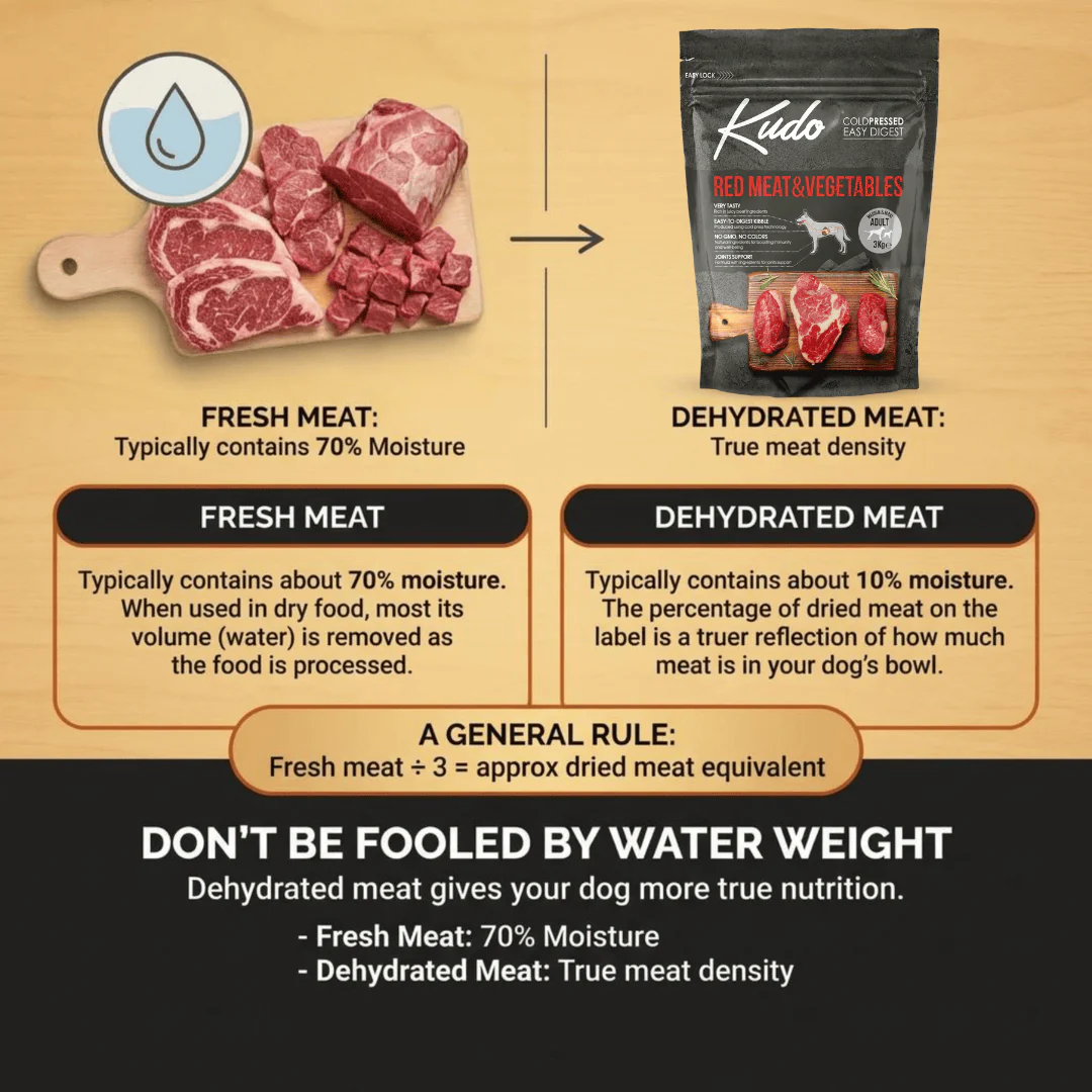 Kudo Red Meat Cold Pressed Dog Food - Image 3