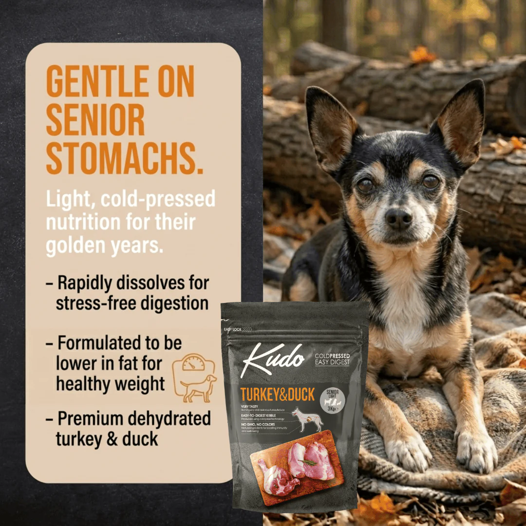 Kudo Turkey and Duck Cold Pressed Senior / Light Food - Image 4