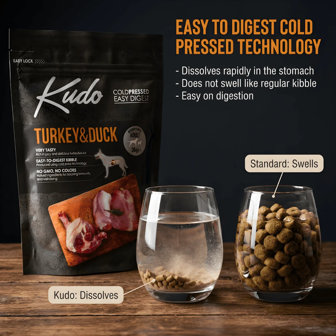 Kudo Turkey and Duck Puppy and Junior Cold Pressed Food - Image 4