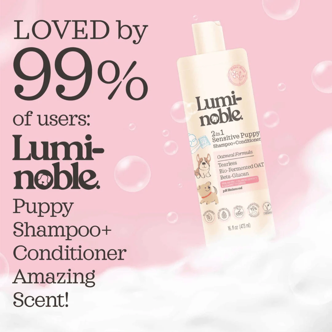 Lumi-Noble 2in1 Sensitive Puppy Shampoo and Conditioner 473ml - Image 8