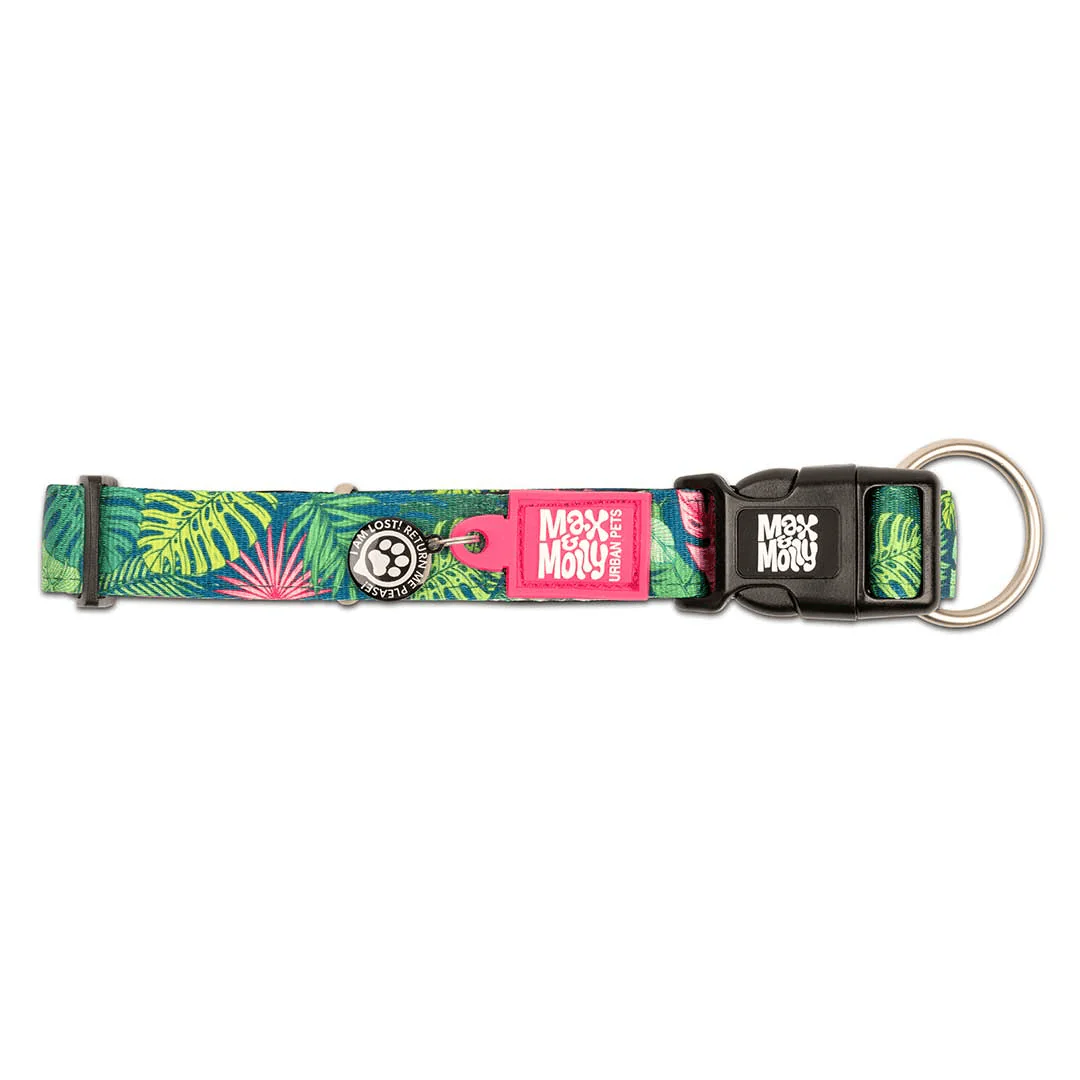 Max & Molly Tropical Smart ID Dog Collar - Image 2