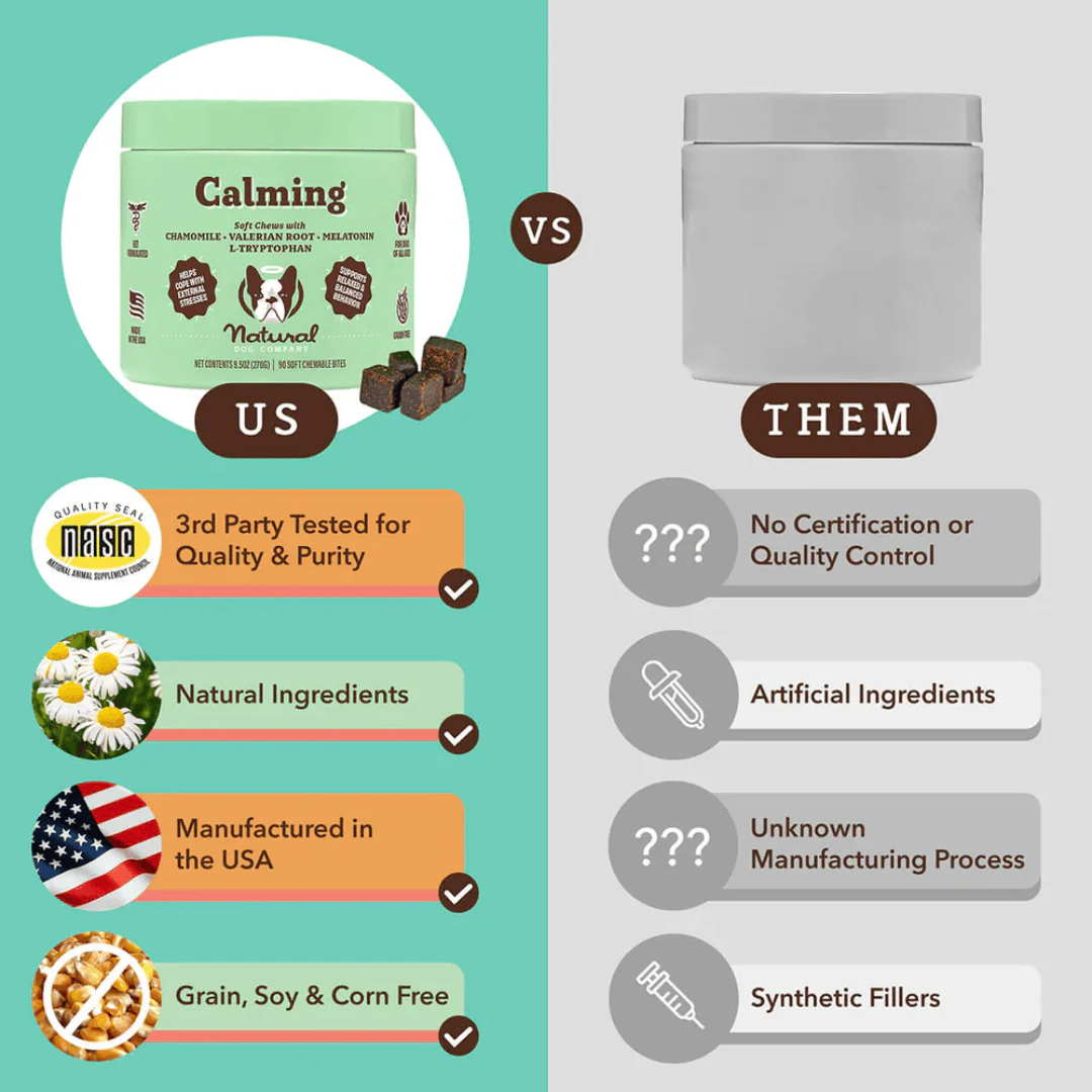 Natural Dog Company Calming Supplement Chews - Image 3