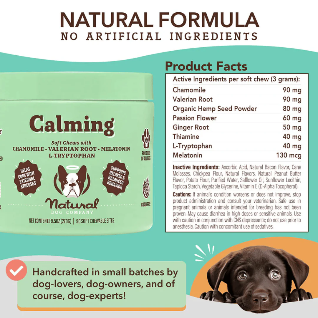 Natural Dog Company Calming Supplement Chews - Image 5