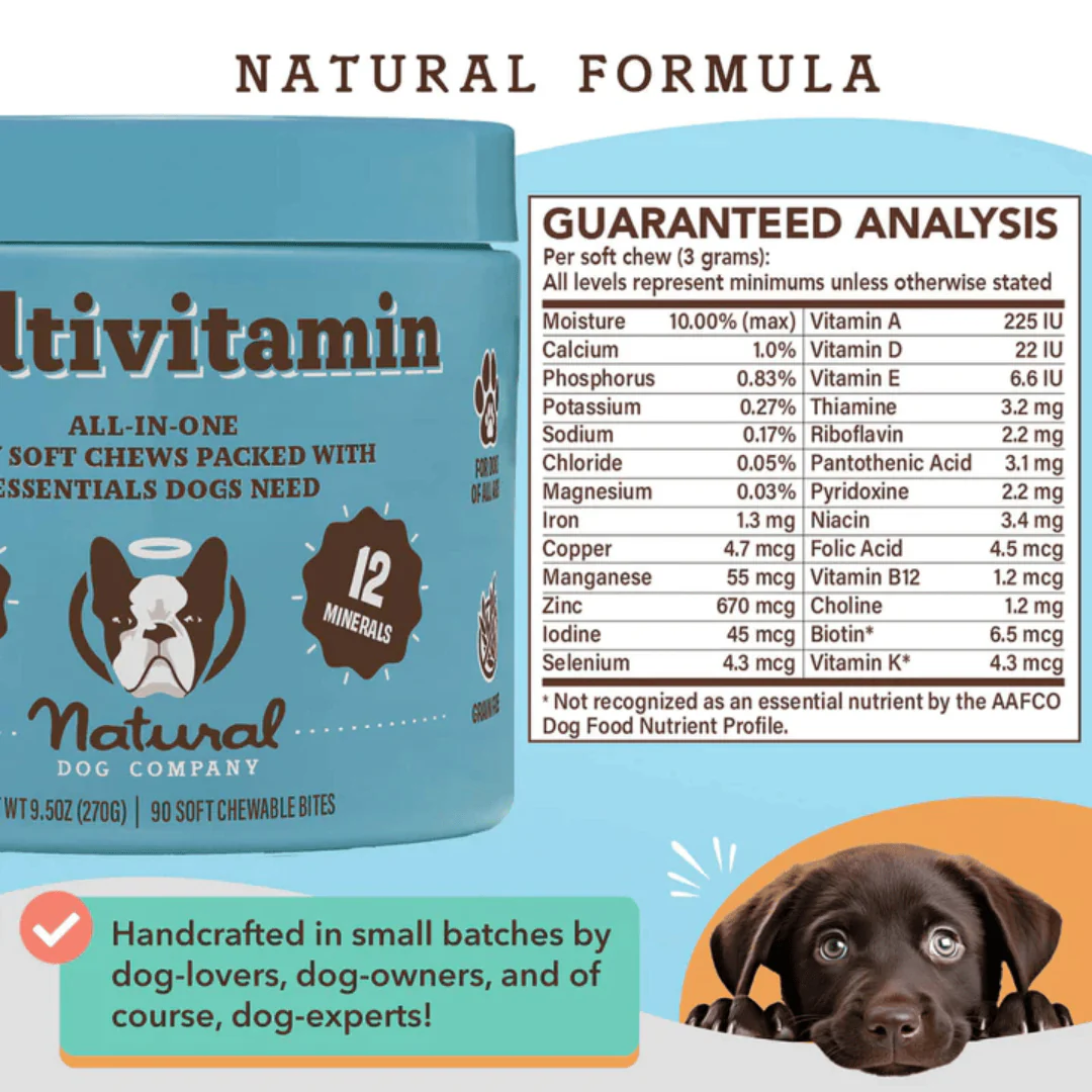 Natural Dog Company Multivitamin Chews for Dogs - Image 5