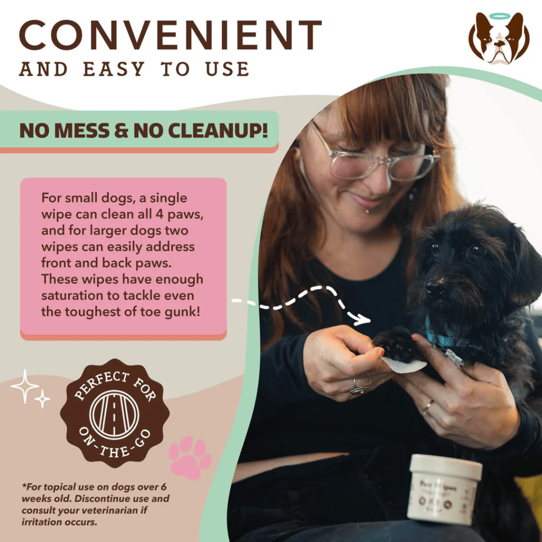 Natural Dog Company Paw Soother Wipes - Image 3