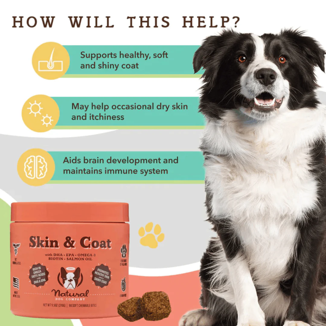 Natural Dog Company Skin and Coat Chews - Image 2