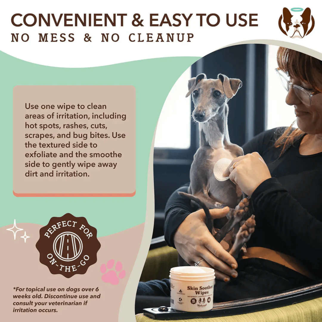 Natural Dog Company Skin Soother Wipes - Image 4