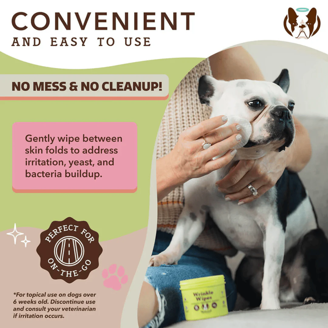 Natural Dog Company Wrinkle Wipes - Image 4