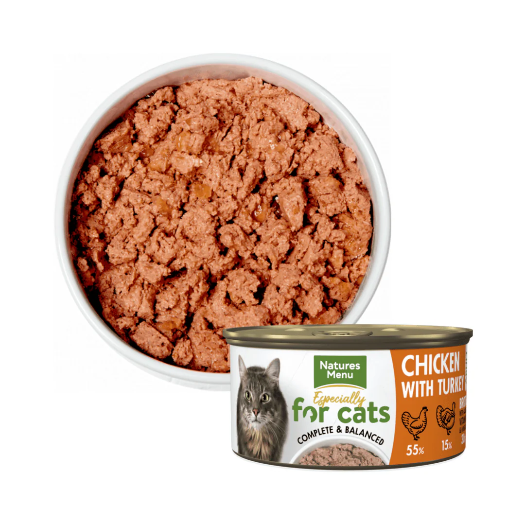 Natures Menu Chicken with Turkey Canned Cat Food