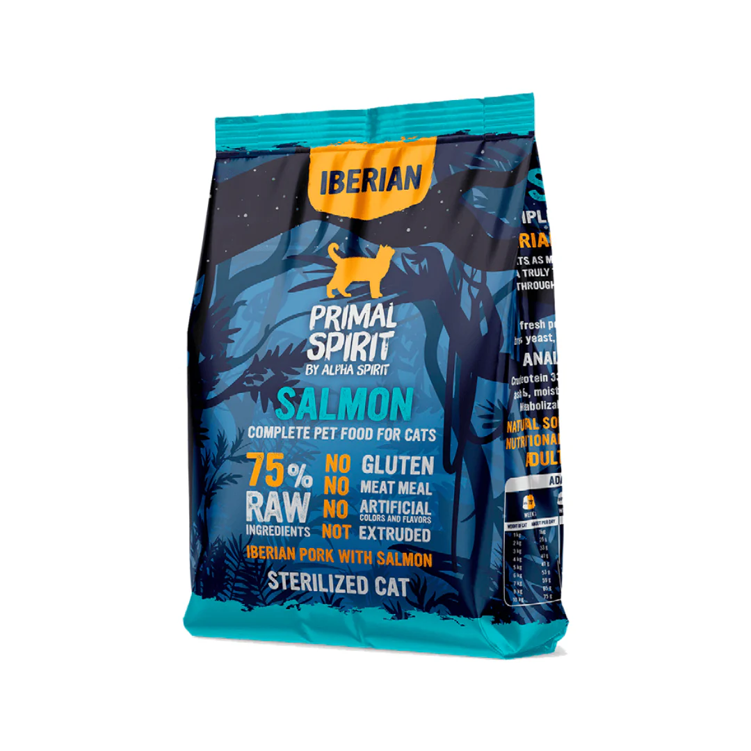 Primal Spirit Iberian Salmon Sterilised Cat Food