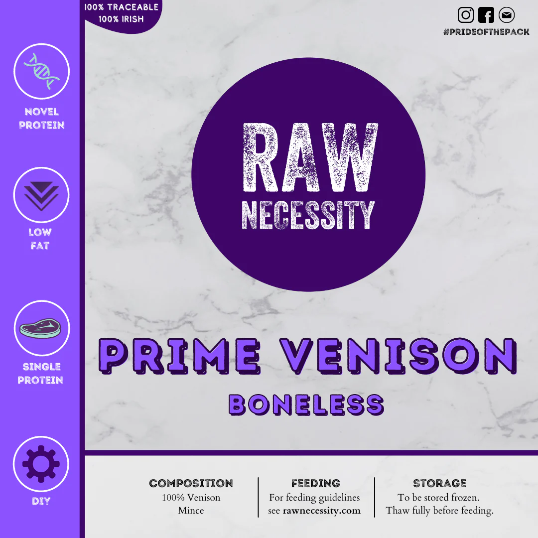 Raw Necessity Boneless Irish Wild Venison Mince 1kg - Image 2