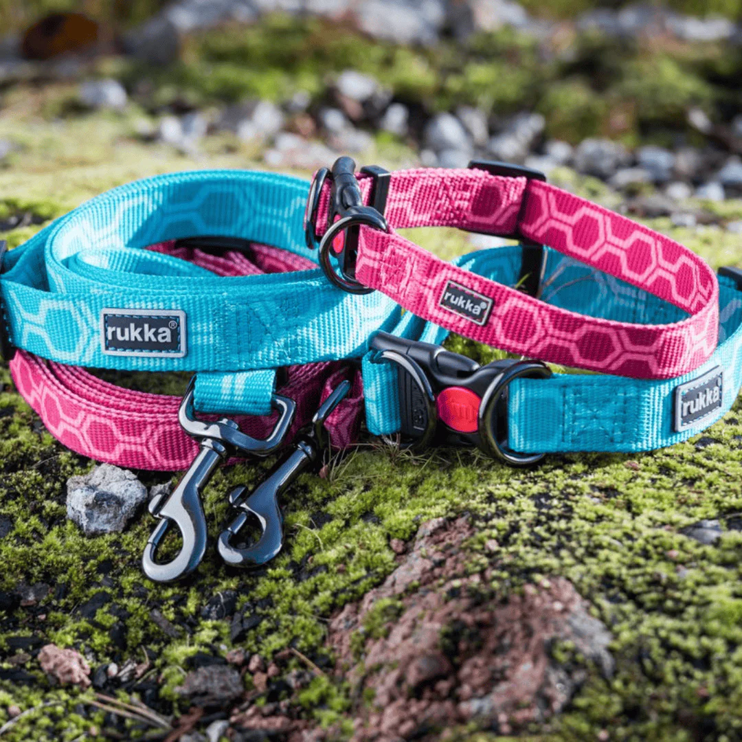 Rukka Twist Eco Collar Turquoise - Image 3
