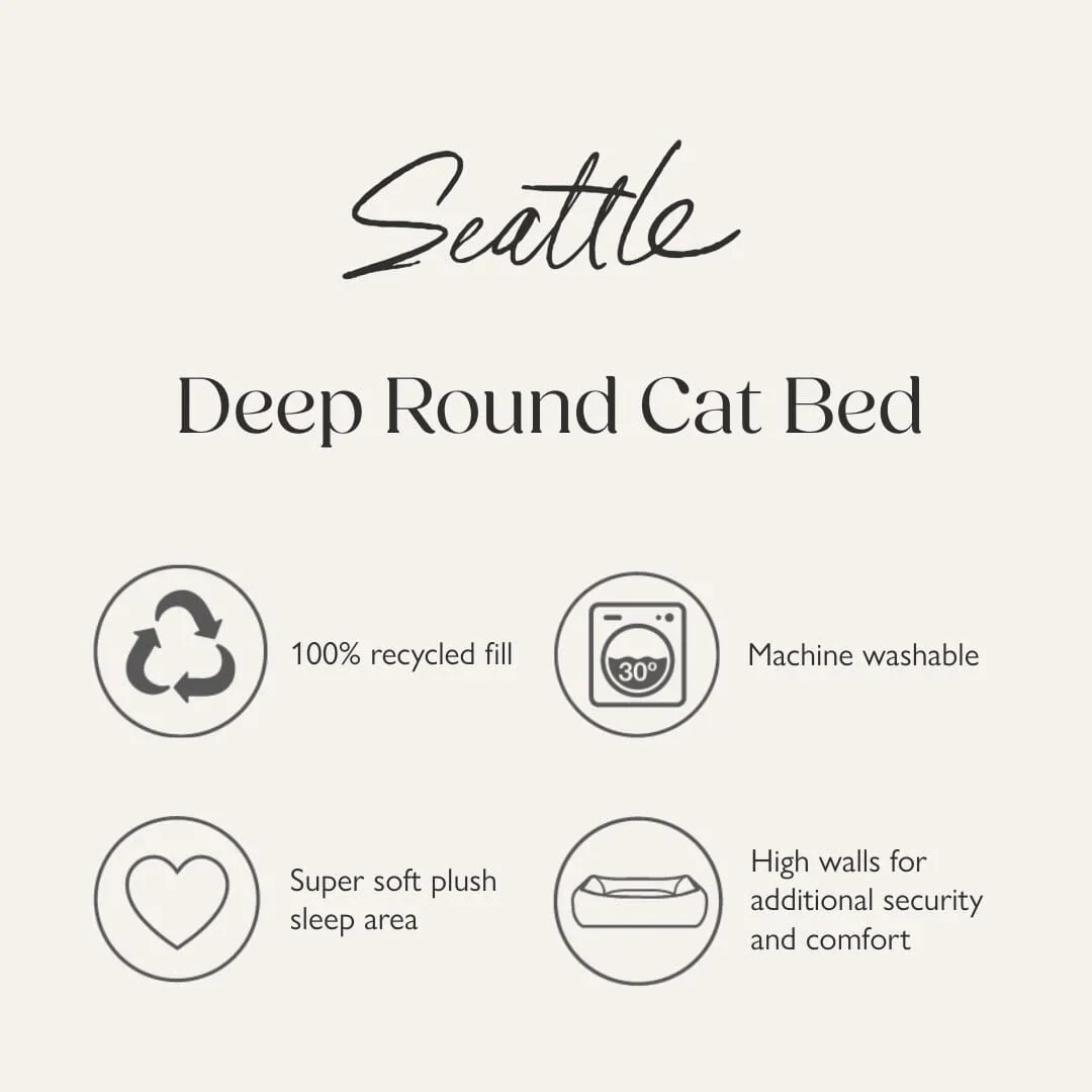 Scruffs Seattle Sanctuary Deep Cat Bed in Coral Pink - Image 4