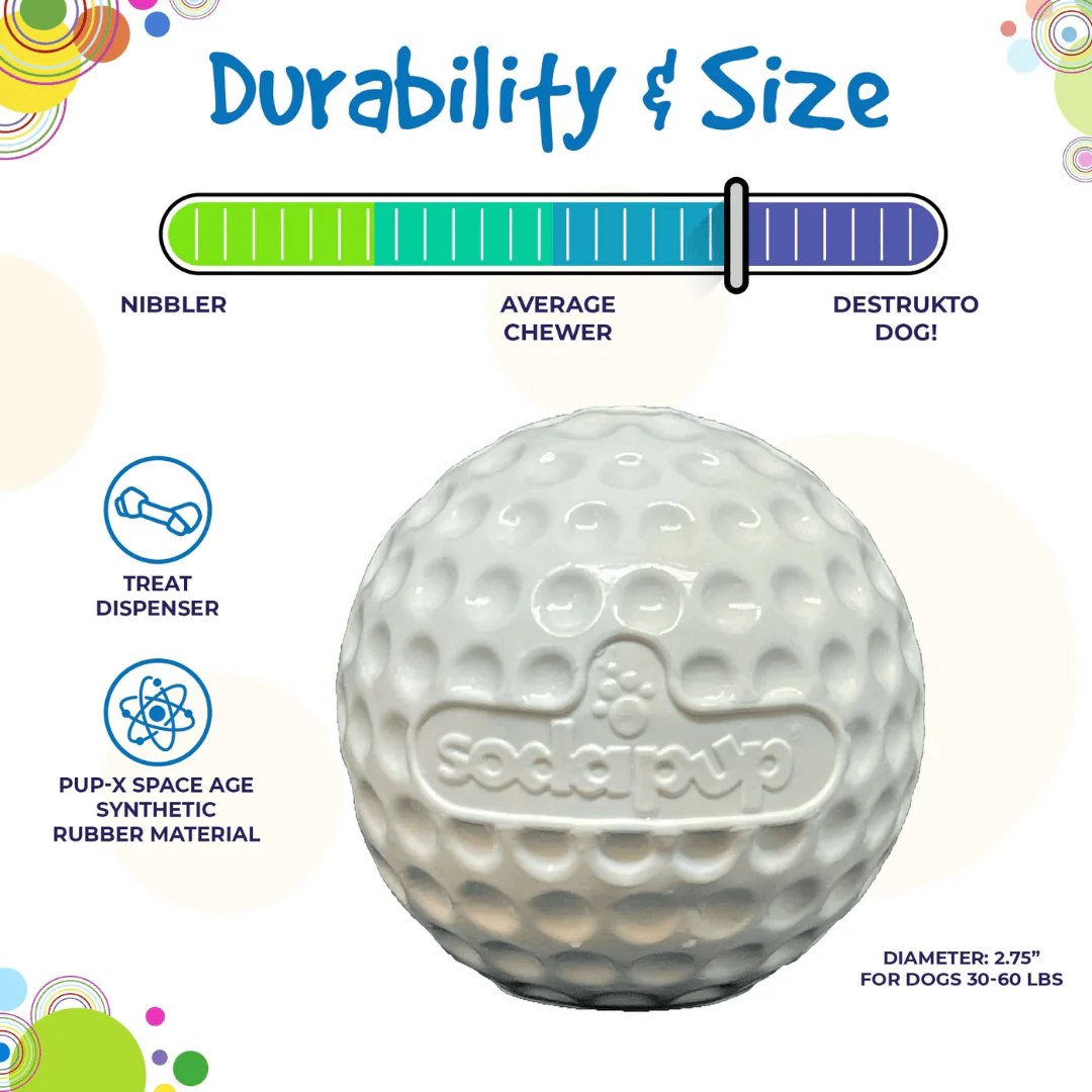 SodaPup Golf Ball Chew & Treat Dispenser - Image 4