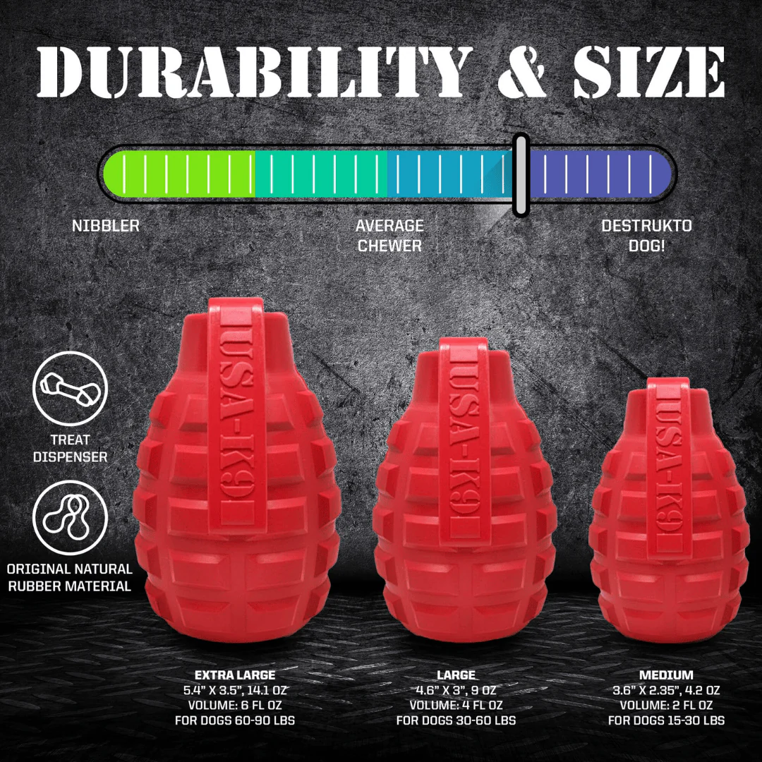 Sodapup Grenade Treat Dispenser - No Rope - Image 6