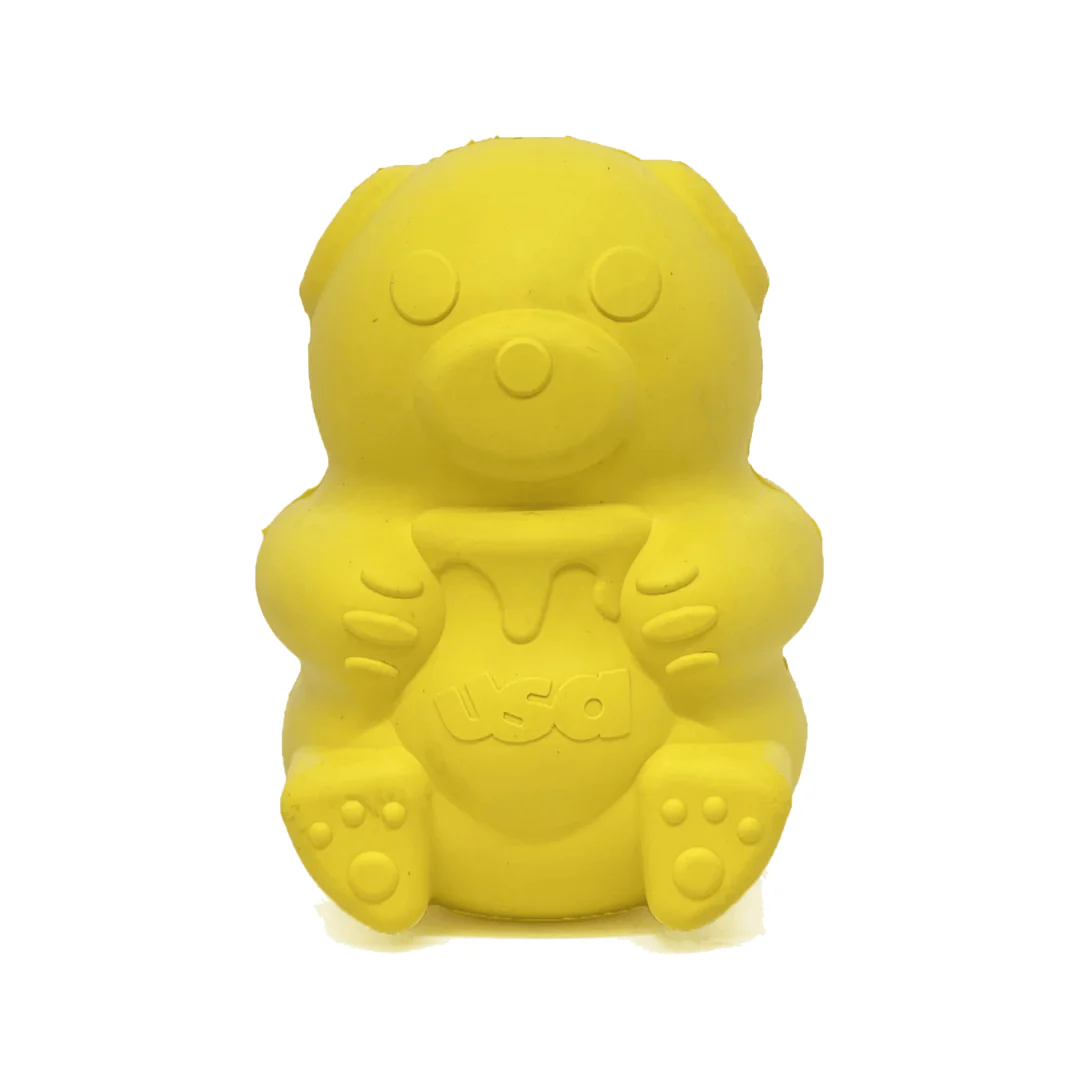 SodaPup Honey Bear Durable Rubber Treat Dispenser - Image 3