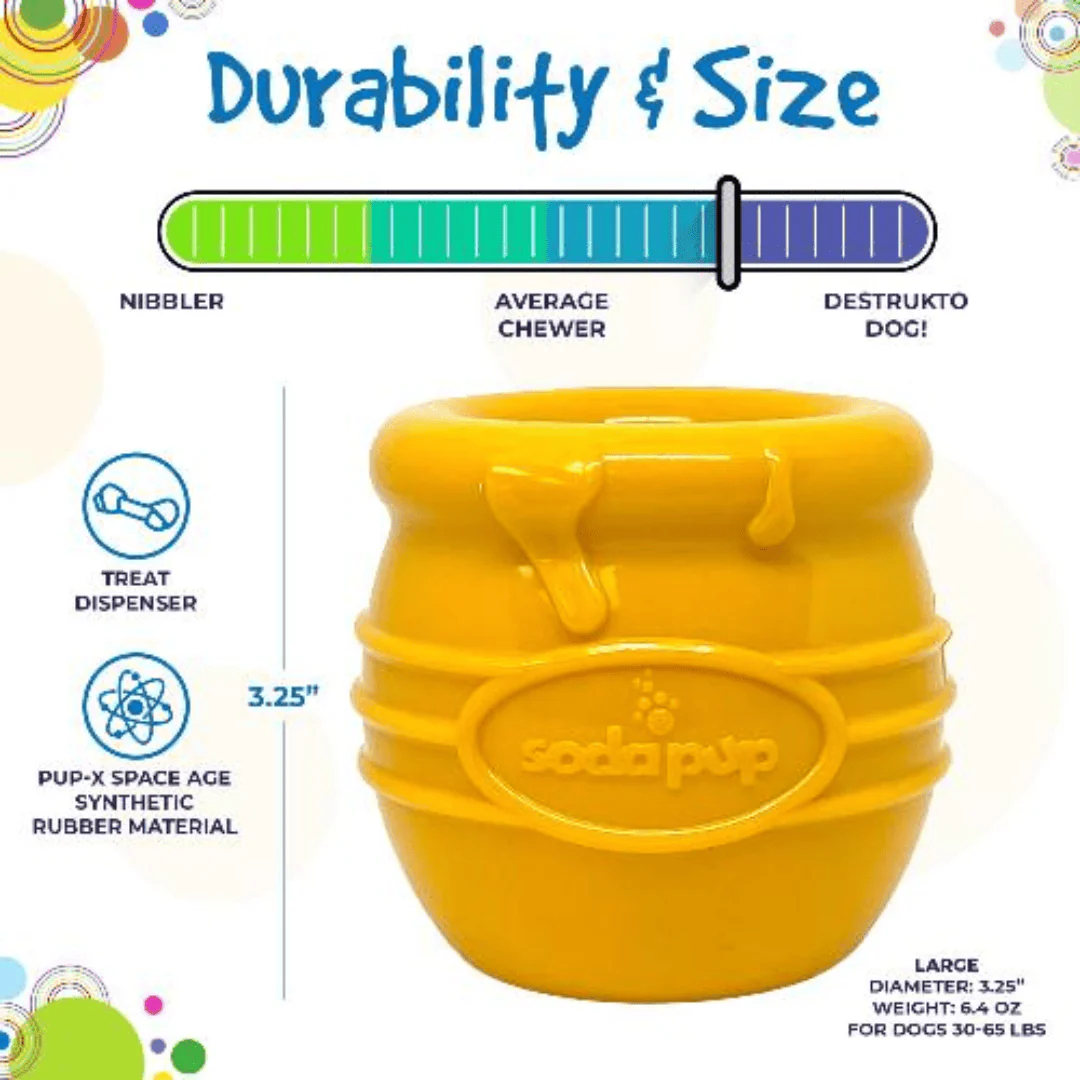 SodaPup Honey Pot Treat Enrichment Toy - Image 7