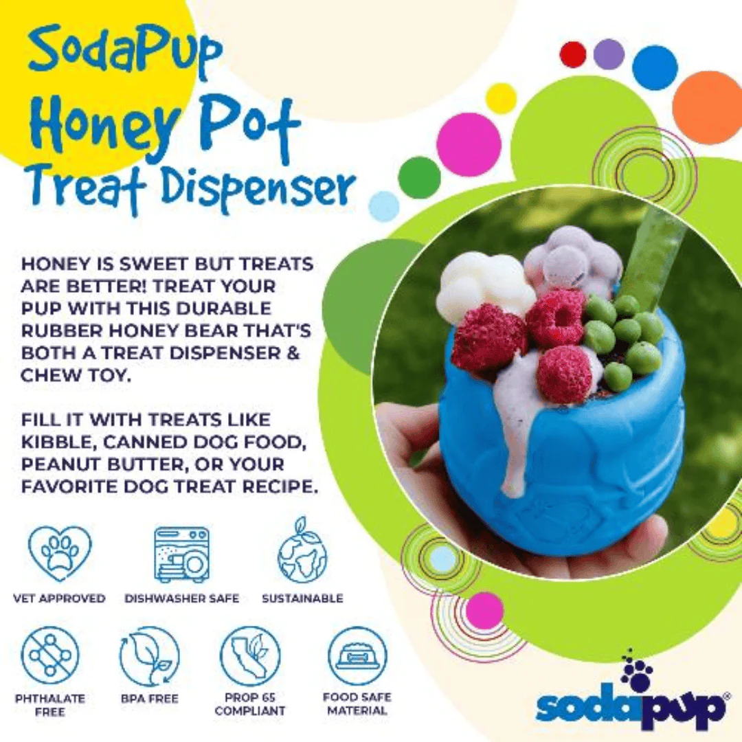 SodaPup Honey Pot Treat Enrichment Toy - Image 8